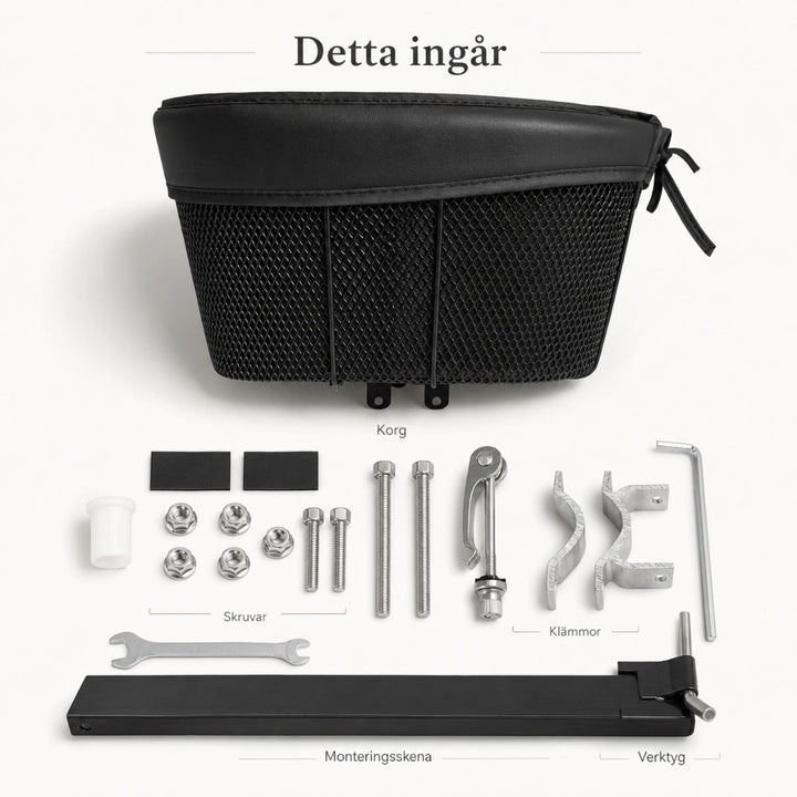 Detta ingår i ComfyRide cykelkorg - Djurslottet