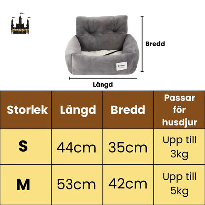 Produktstorlek av ComfyRide Bilsäte med Säkerhetsrem - Djurslottet