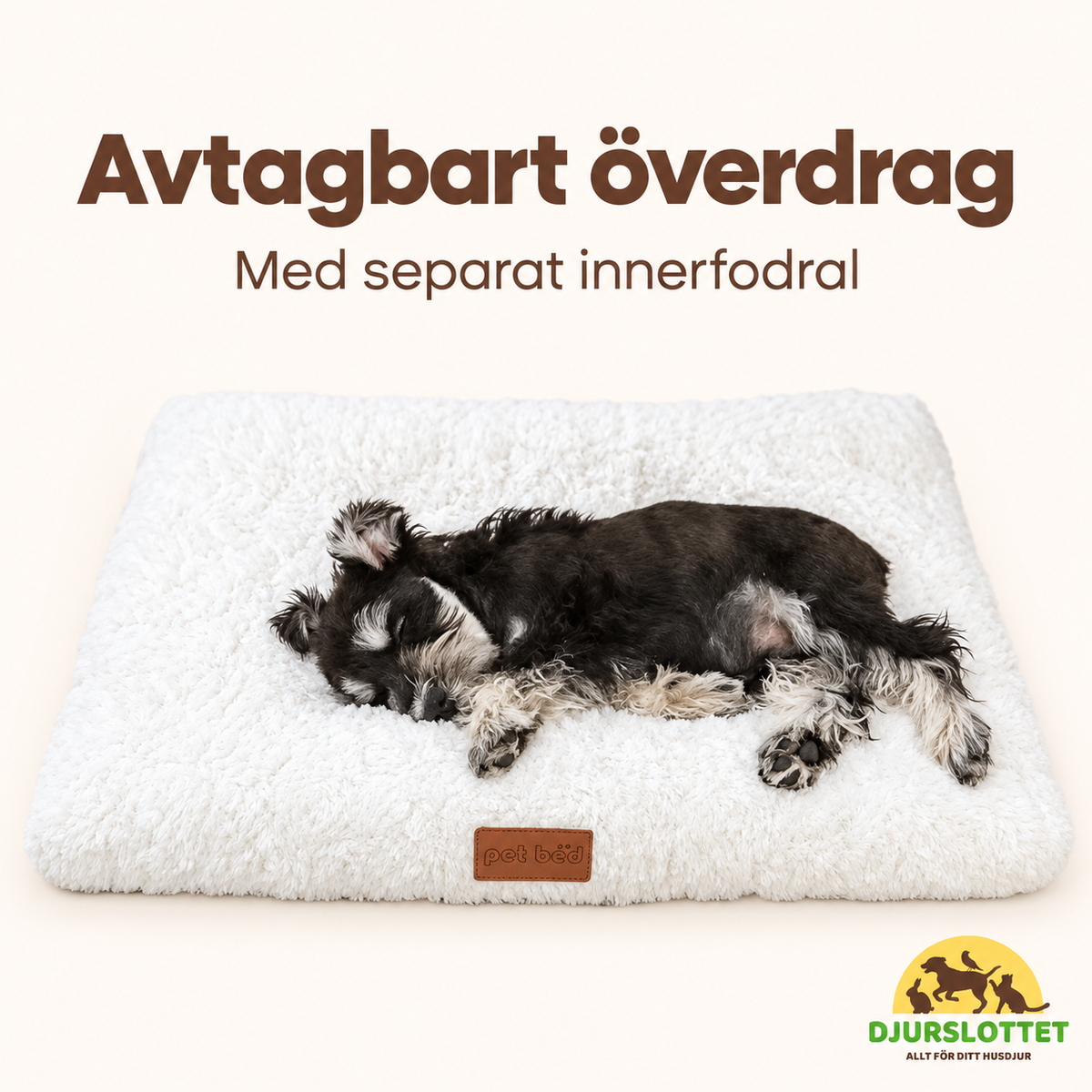CozyCloud med avtagbart överdrag och separat innerfodral