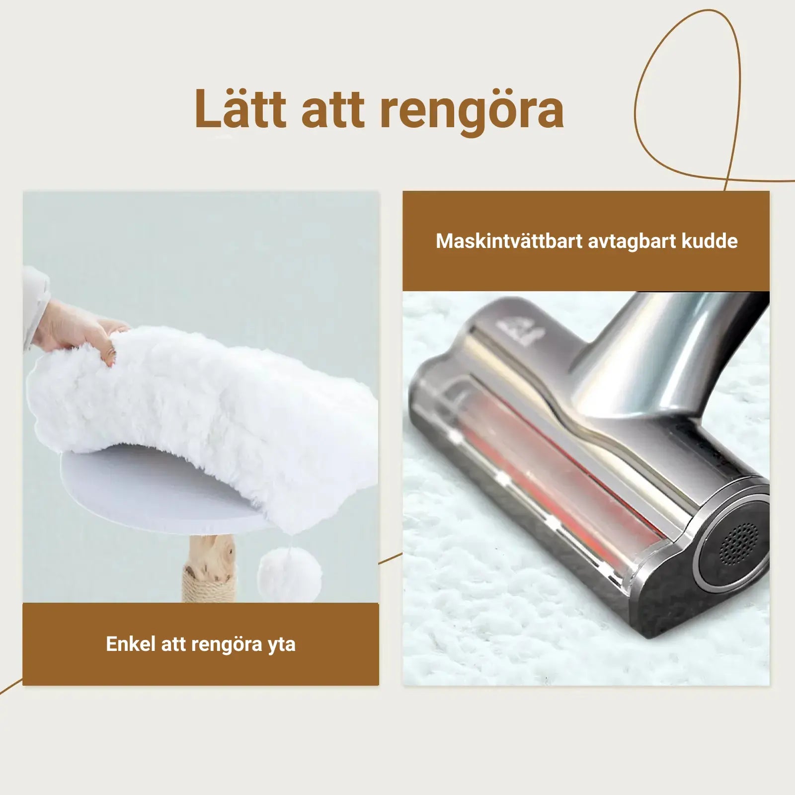 CozyCloud Klösträd i Naturträ rengöring