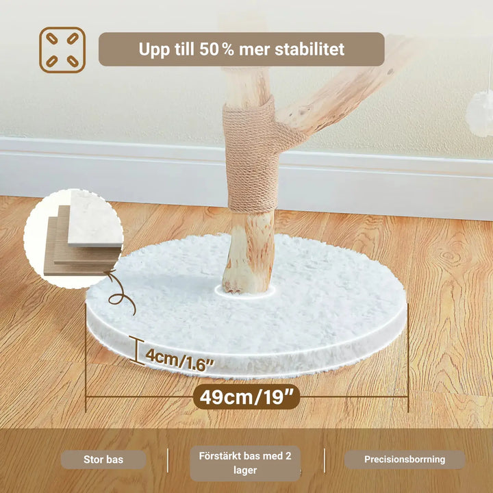 CozyCloud Klösträd i Naturträ är stabil