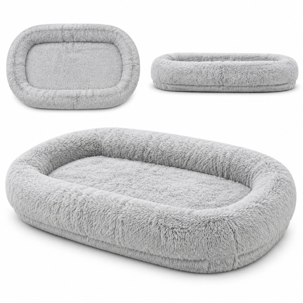 CozyCloud Stor Hundbädd för människor - Djurslottet