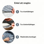 CozyCloud Stor Hundbädd för människor enkel att rengora - Djurslottet