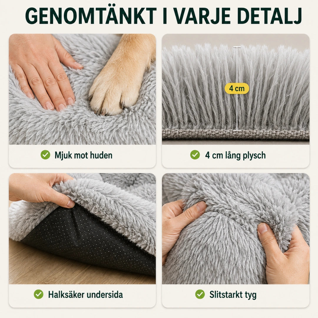 CozyCloud Stor Hundbädd för människor genomtankt i varje detalj - Djurslottet