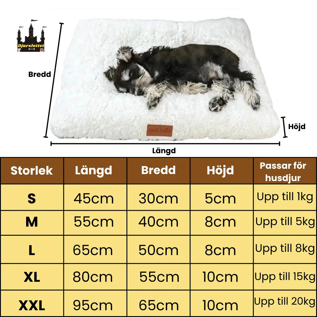 Cozycloud hundmadrass storlek - Djurslottet