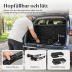 Detixy Dubbel Djurvagn hopfällbar stålram för enkel transport och förvaring - Djurslottet