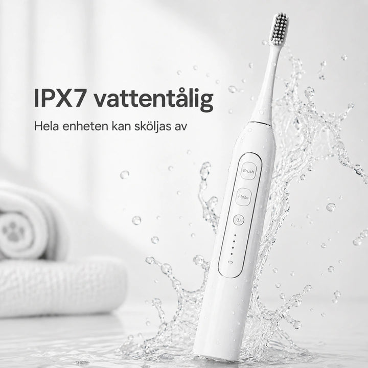 Detixy Elektrisk tandborste för husdjur effektivt ipx7 - Djurslottet