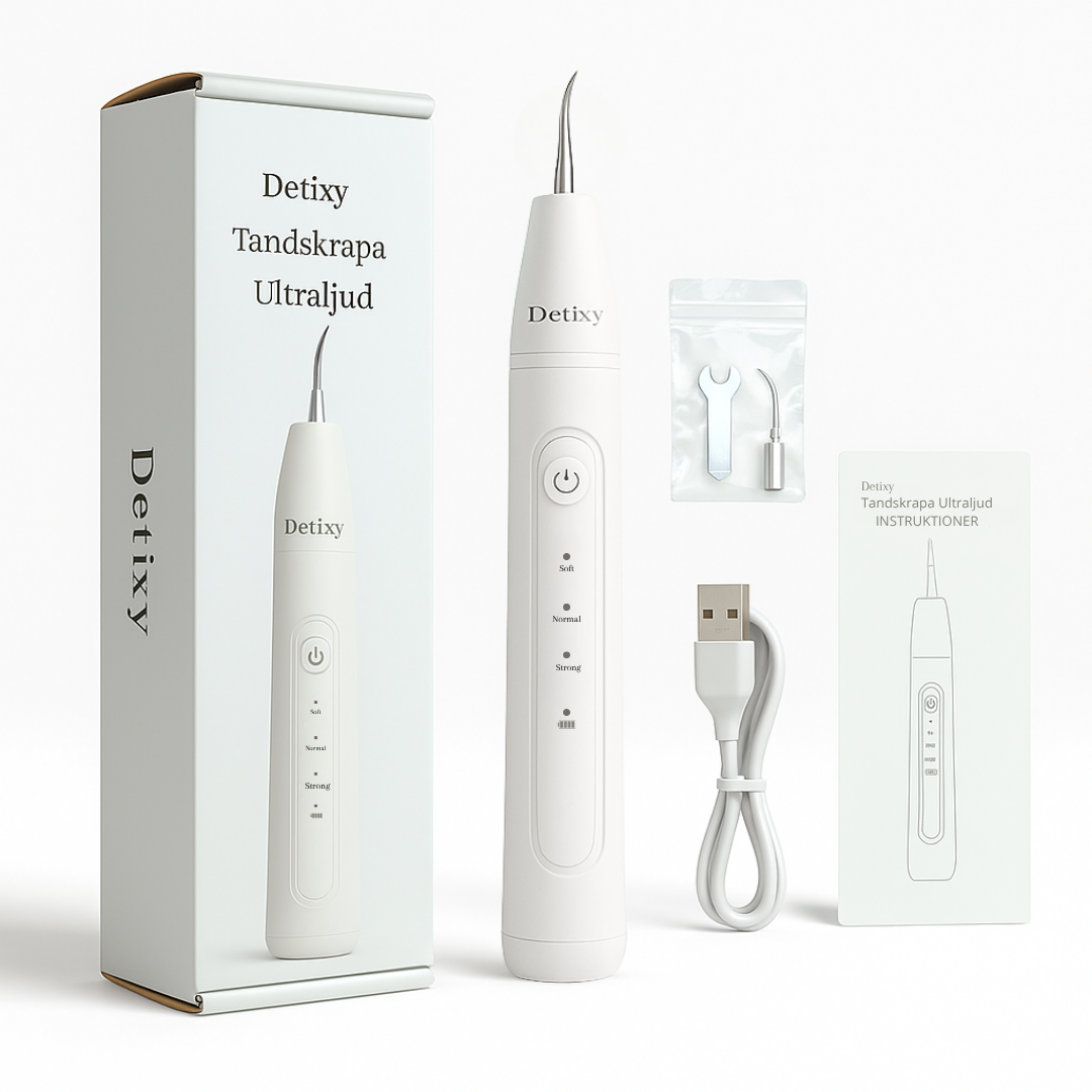 Detixy Tandskrapa Ultraljud Inkludering - Djurslottet