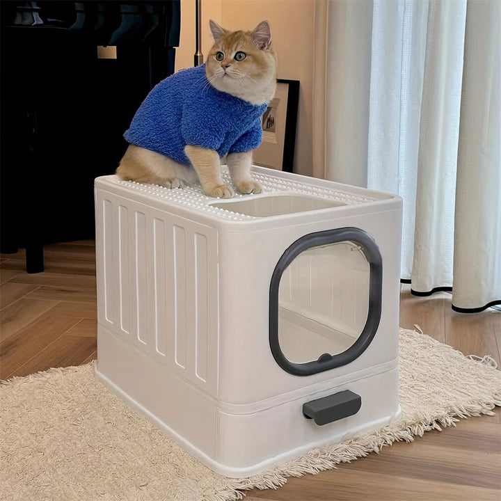Detixy kattlåda med tak -- Djurslottet