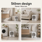 Detixy kattlåda med tak stilren design - Djurslottet