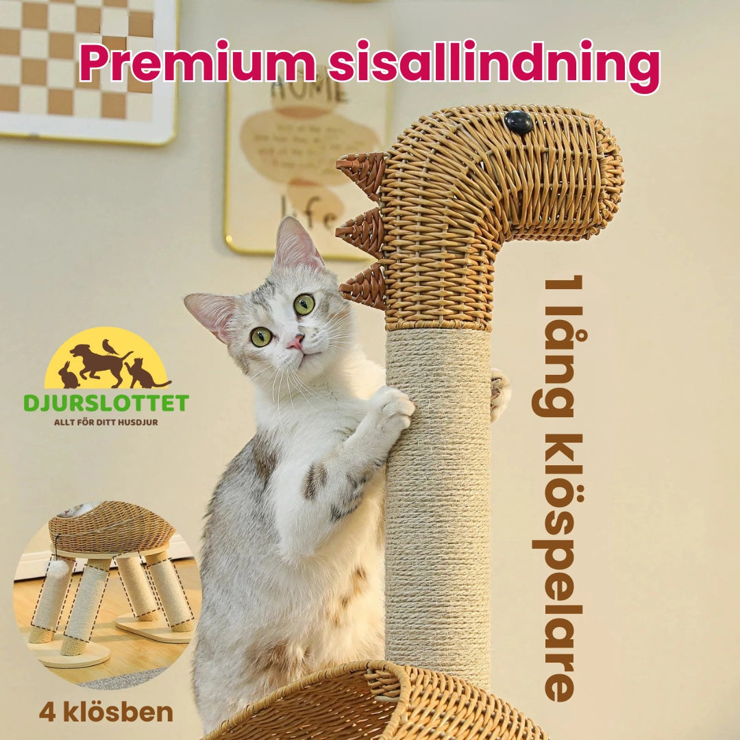 Dinosaurieformat Klösträd Premium sisal­lindning - Djurslottet