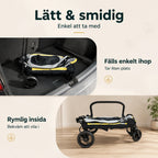 Djurvagn med bilfäste smidig - Djurslottet