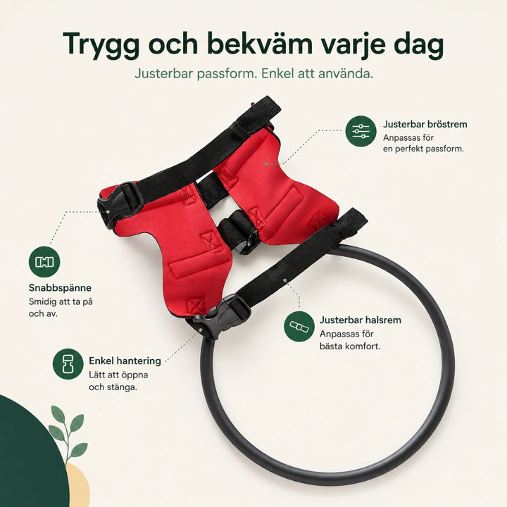 DogHalo skyddssele med trygg passform runt kroppen - Djurslottet