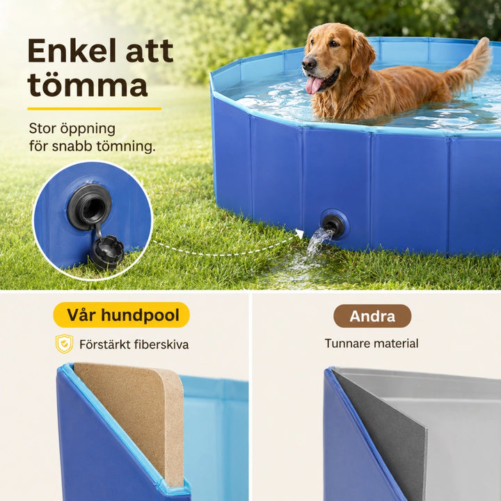 DoggyDip Hundpool enkel att omma - Djurslottet