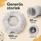 Donut Kattunnelsäng storlek - Djurslottet