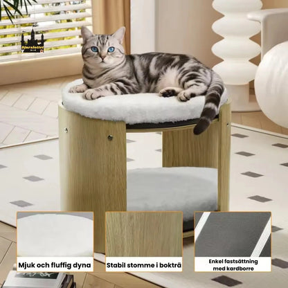 Dubbel Kattsäng Mjuk och fluffig dyna - Djurslottet