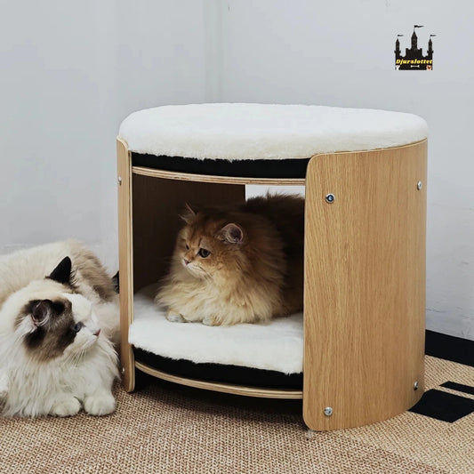 Dubbel Kattsäng Två nivåer av mys - Djurslottet