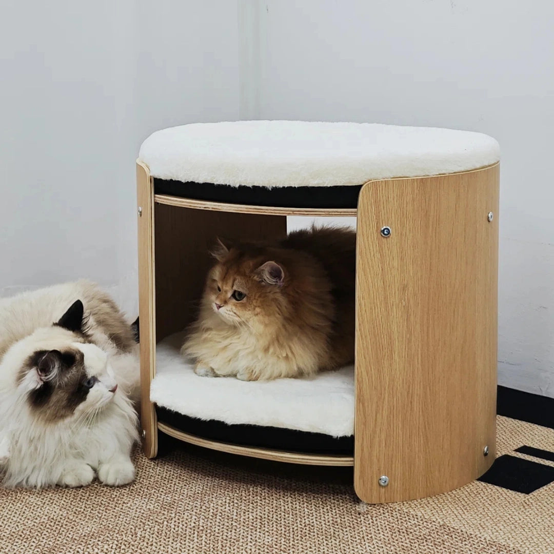 Dubbel Kattsäng Två nivåer av mys Djurslottet