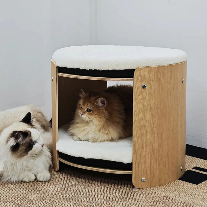 Dubbel Kattsäng Två nivåer av mys Djurslottet