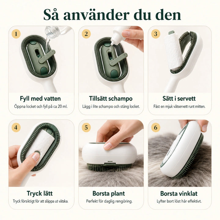 Dubbelsidig wipeborste sa anvander du den - Djurslottet