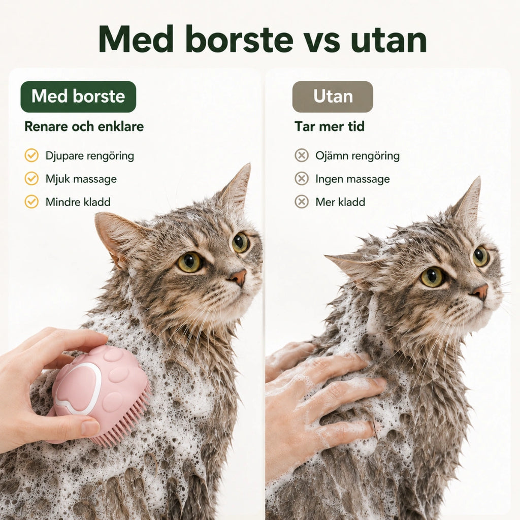 Duschborste utan - Djurslottet