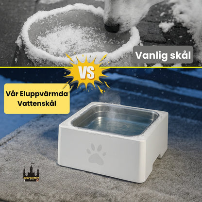 Eluppvärmd vattenskål Vår Eluppvärmda Vattenskål - Djurslottet