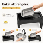 Extra rostfri skål till UpFeed Pro enkel att fylla och diska - Djurslottet