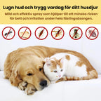 Fästingspray för hund och katt Lugn hud och trygg vardag för ditt husdjur - Djurslottet
