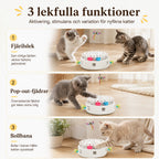 Felineo Fjärilsleksak 3-i-1 3 lekfulla funktioner - Djurslottet