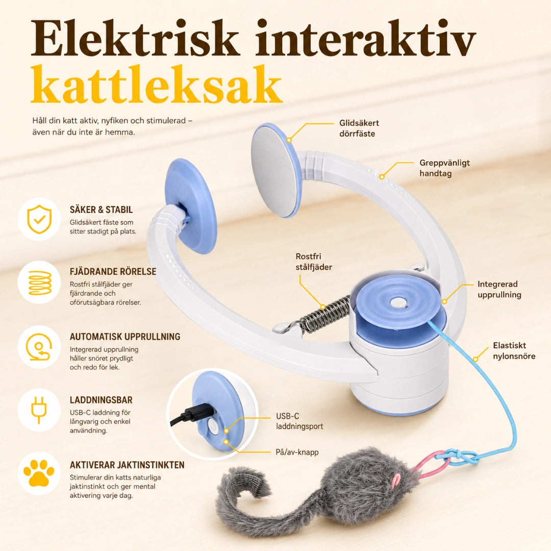 Felineo MusJakt Kattleksak - Djurslottet