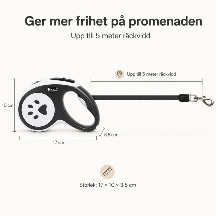 FlexiPet infällbar koppel storlek - Djurslottet