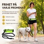 Flexura Hundkoppel med midjeväska frihet - Djurslottet