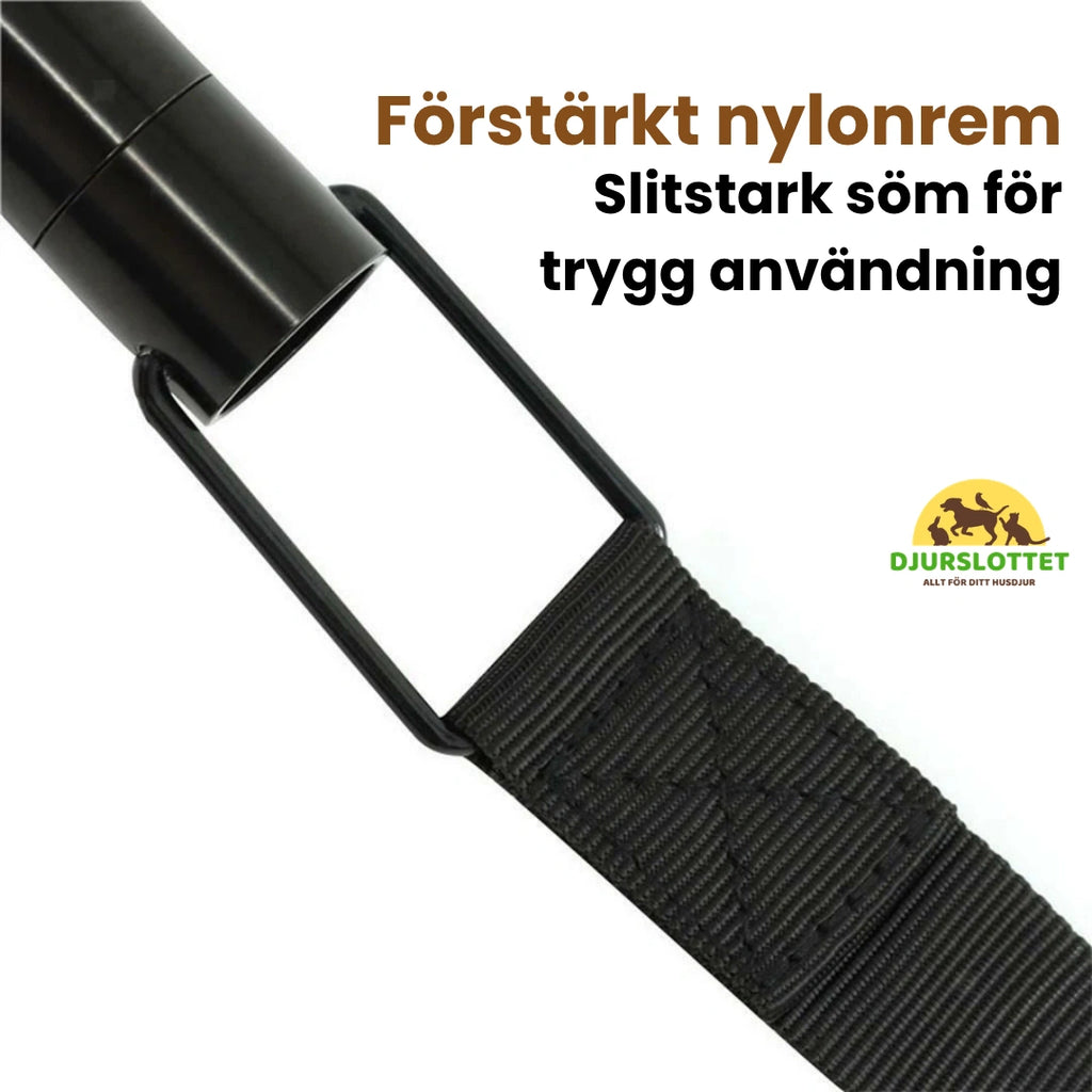 Flexura Hundkoppel till cykel Förstärkt nylonrem - Djurslottet