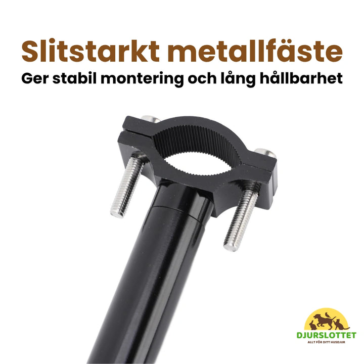 Flexura Hundkoppel till cykel Slitstarkt metallfäste - Djurslottet