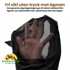 Flughuva häst med öronskydd Fri sikt utan tryck mot ögonen - Djurslottet