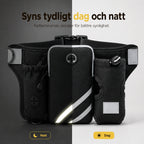 FreeRun Pro Träningskoppel med midjeväska syns tydlight - Djurslottet