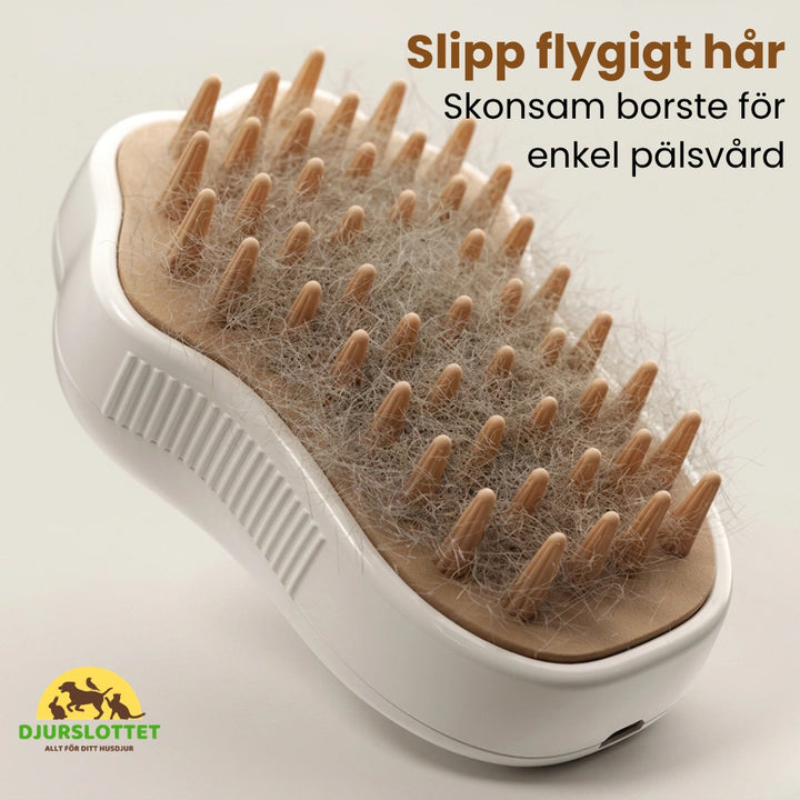 FurFresh ångborste för husdjur Slipp flygigt hår - Djurslottet