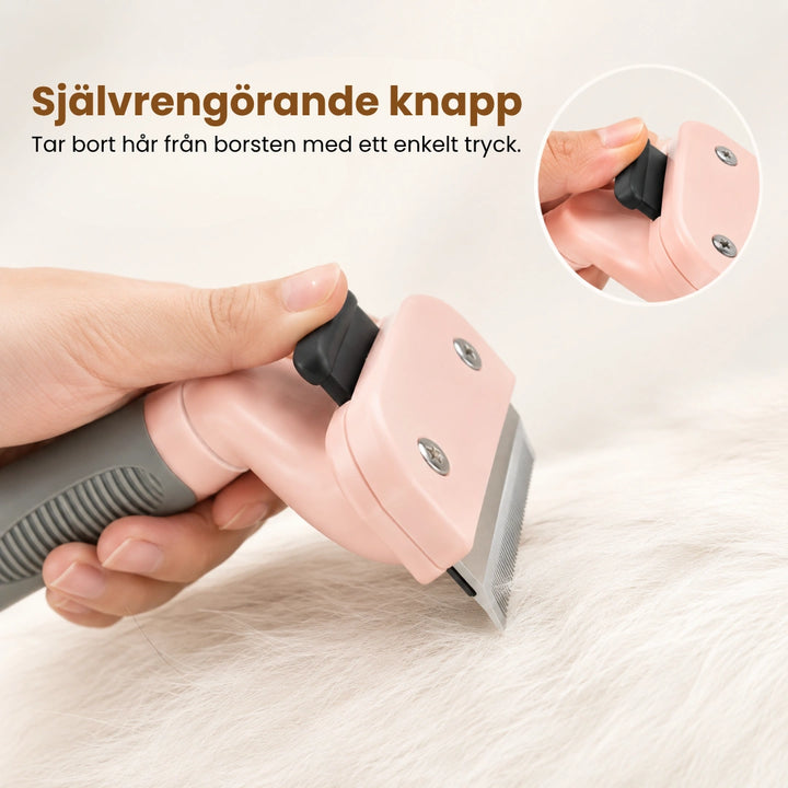 FurFusion Fällskrapa Självrengörande knapp - Djurslottet