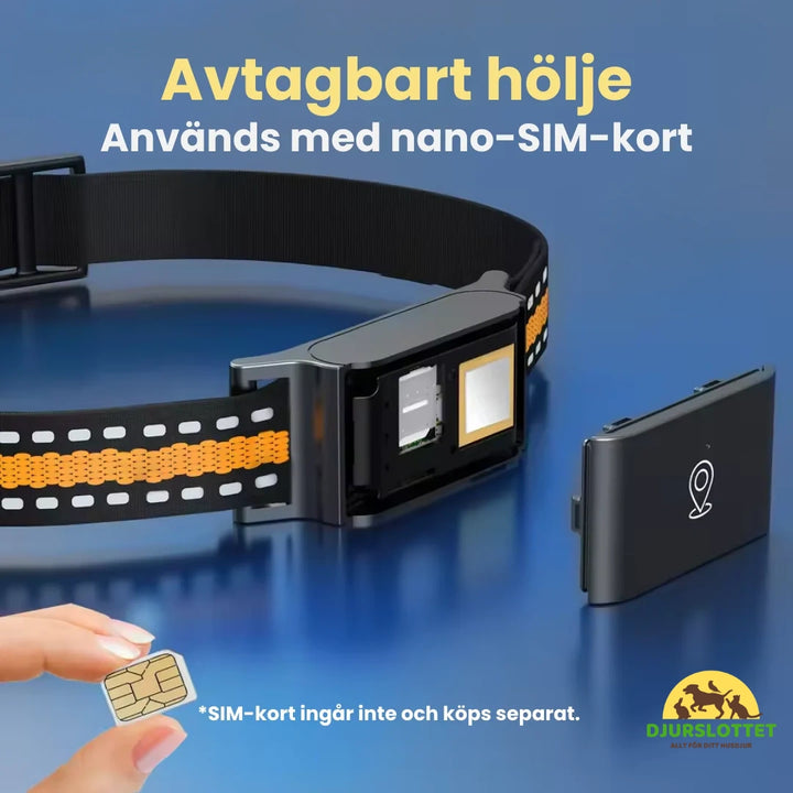 GPS Halsband för Husdjur Avtagbart hölje-Djurslottet