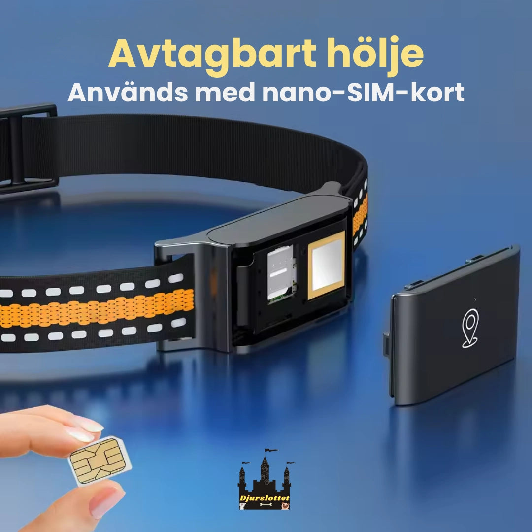 GPS Halsband för Husdjur Avtagbart hölje - Djurslottet