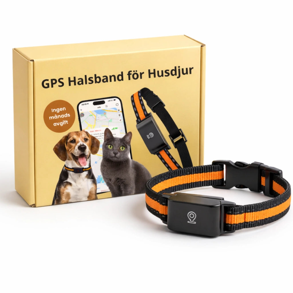 GPS Halsband för Husdjur Justerbar passform - Djurslottet