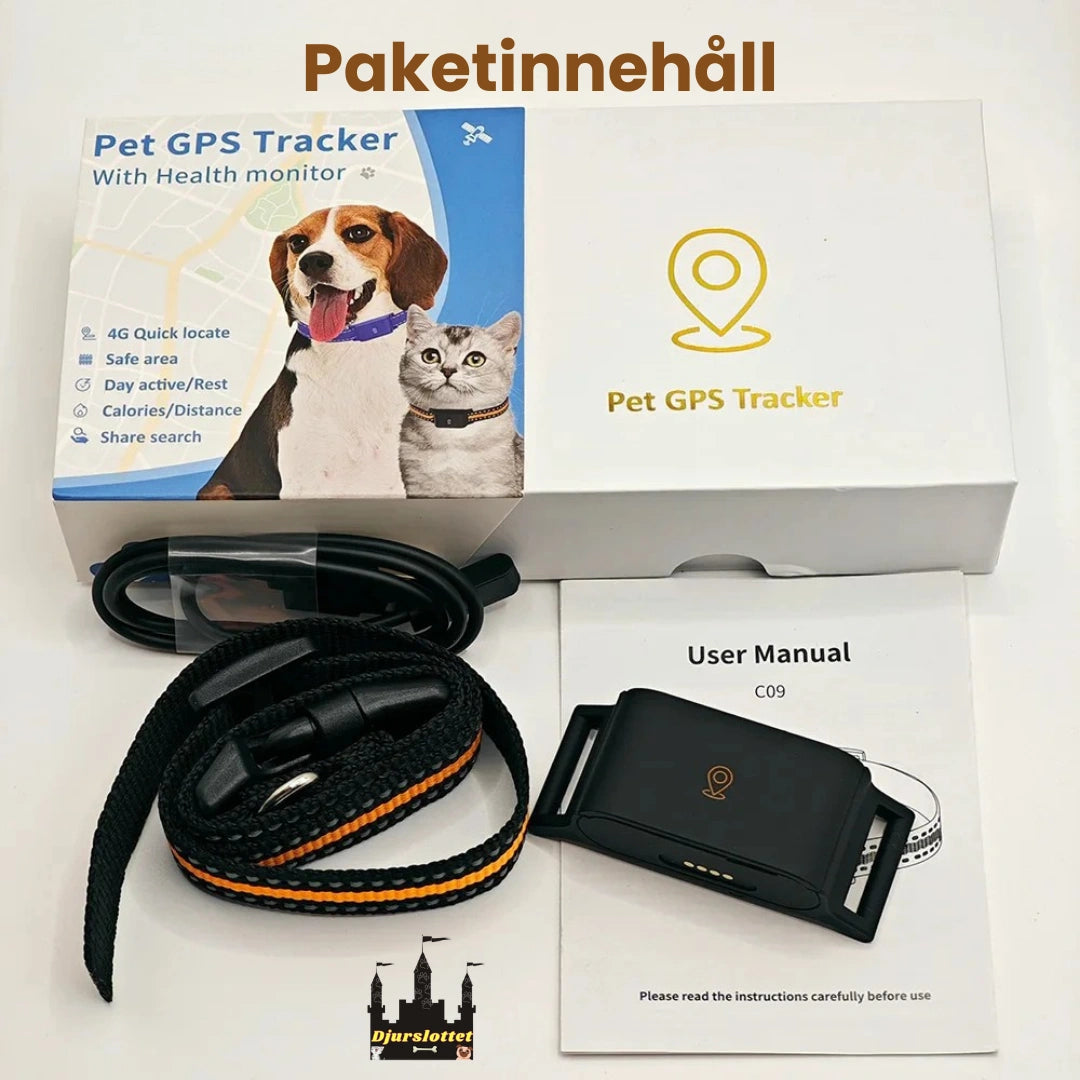 GPS Halsband för Husdjur Paketinnehåll - Djurslottet