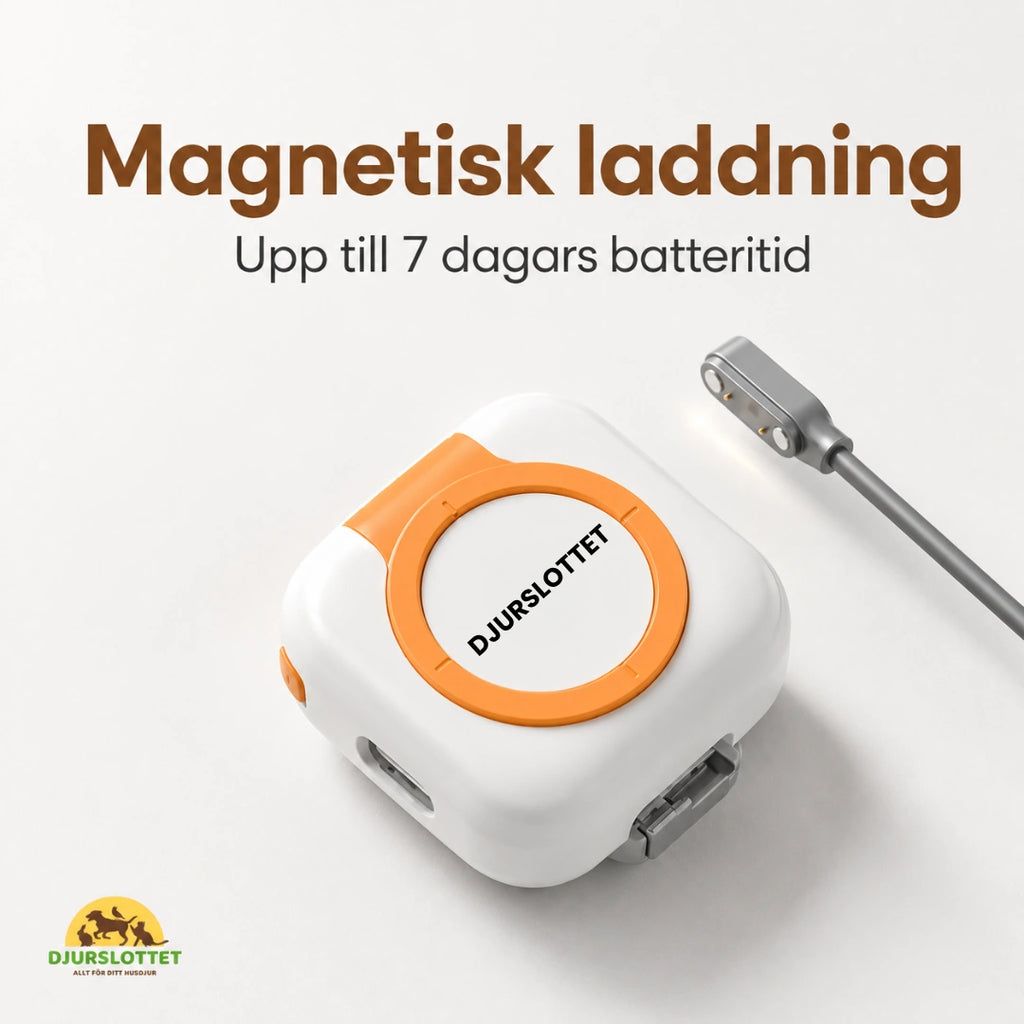 Petracka GPS Tracker magnetisk laddning - Djurslottet