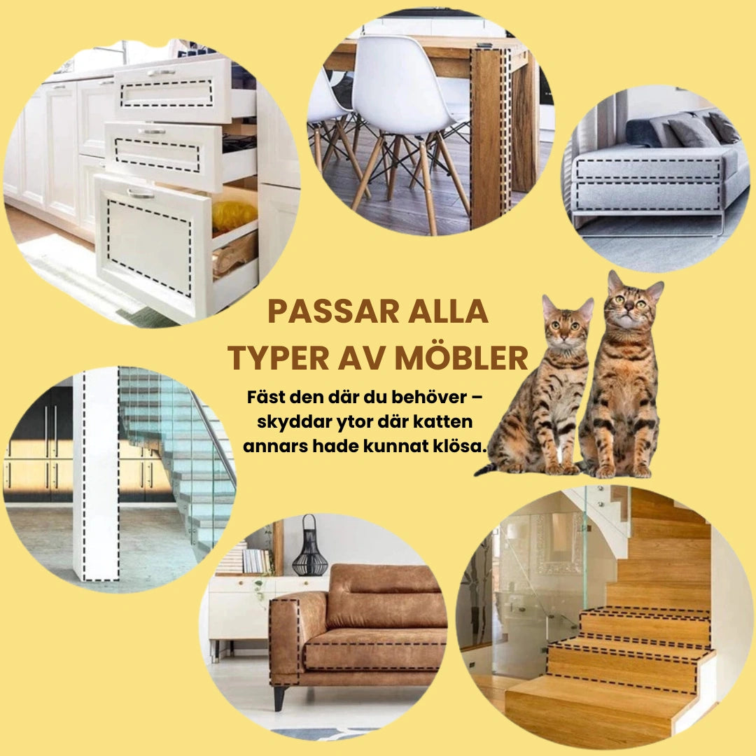 Genomskinligt Möbelskydd Stilrent klöskydd - Djurslottet