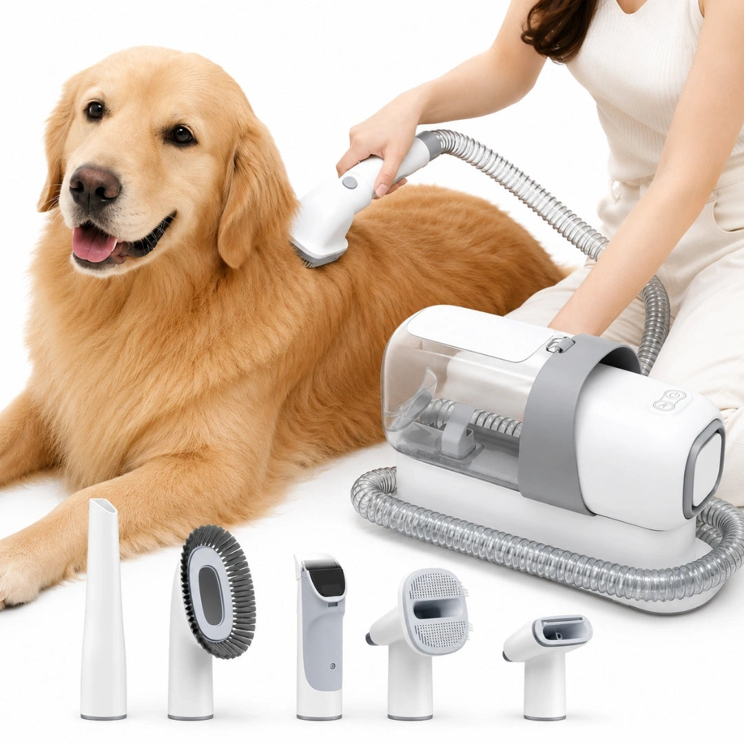 Grooming Trimmer med Dammsugare - Djurslottet
