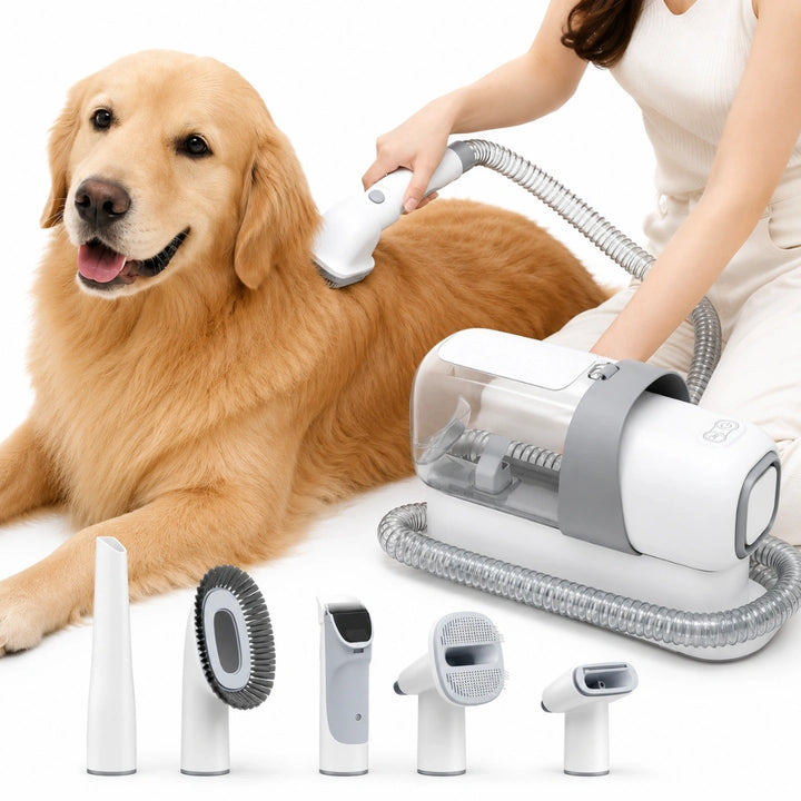 Grooming Trimmer med Dammsugare - Djurslottet