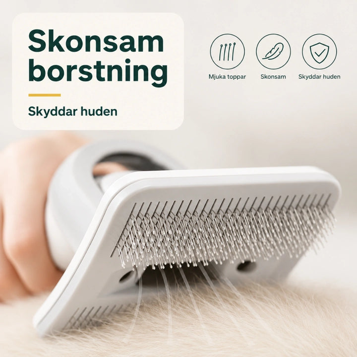 Grooming Trimmer med Dammsugare skonsam borstning- Djurslottet