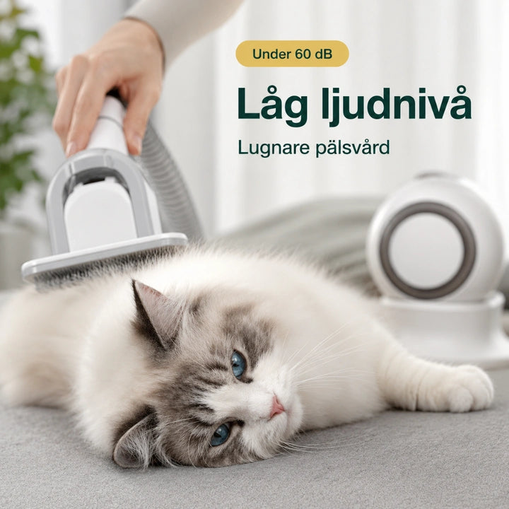 Grooming Trimmer med Dammsugare under 60 db - Djurslottet