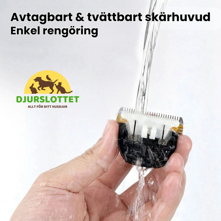 Grooming kit Avtagbart & tvättbart skärhuvud - Djurslottet