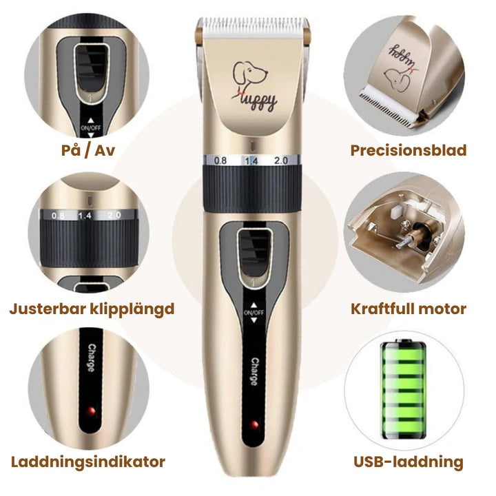 Grooming kit Sparar tid och pengar genom att klippa ditt husdjur själv - Djurslottet